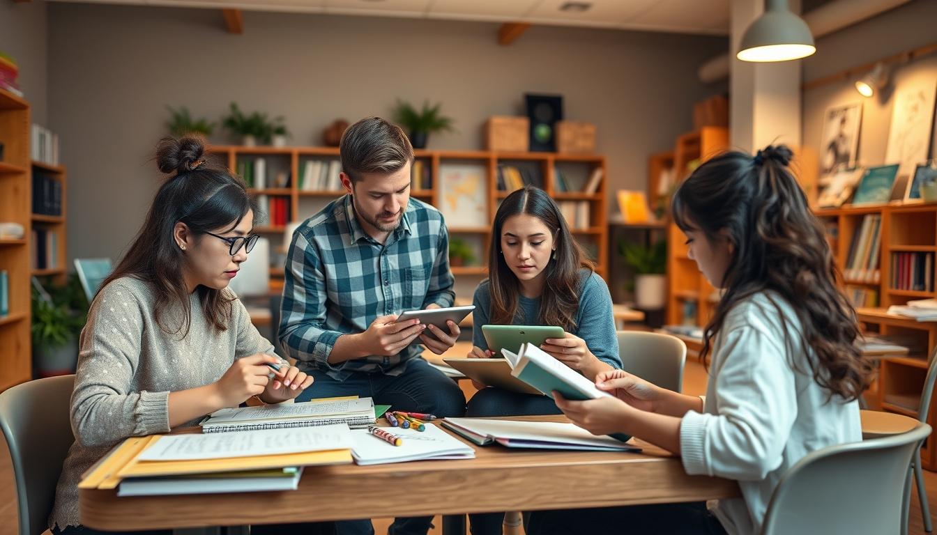 Modern university campus for students